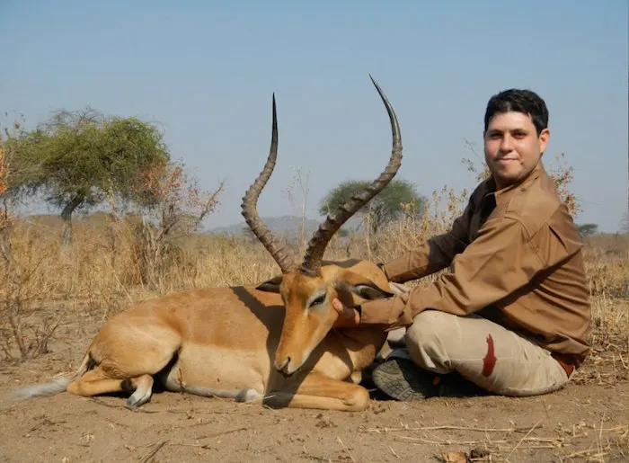 Professional hunter in Africa