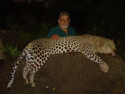 Brian Van Blerk leopard hunting expedition